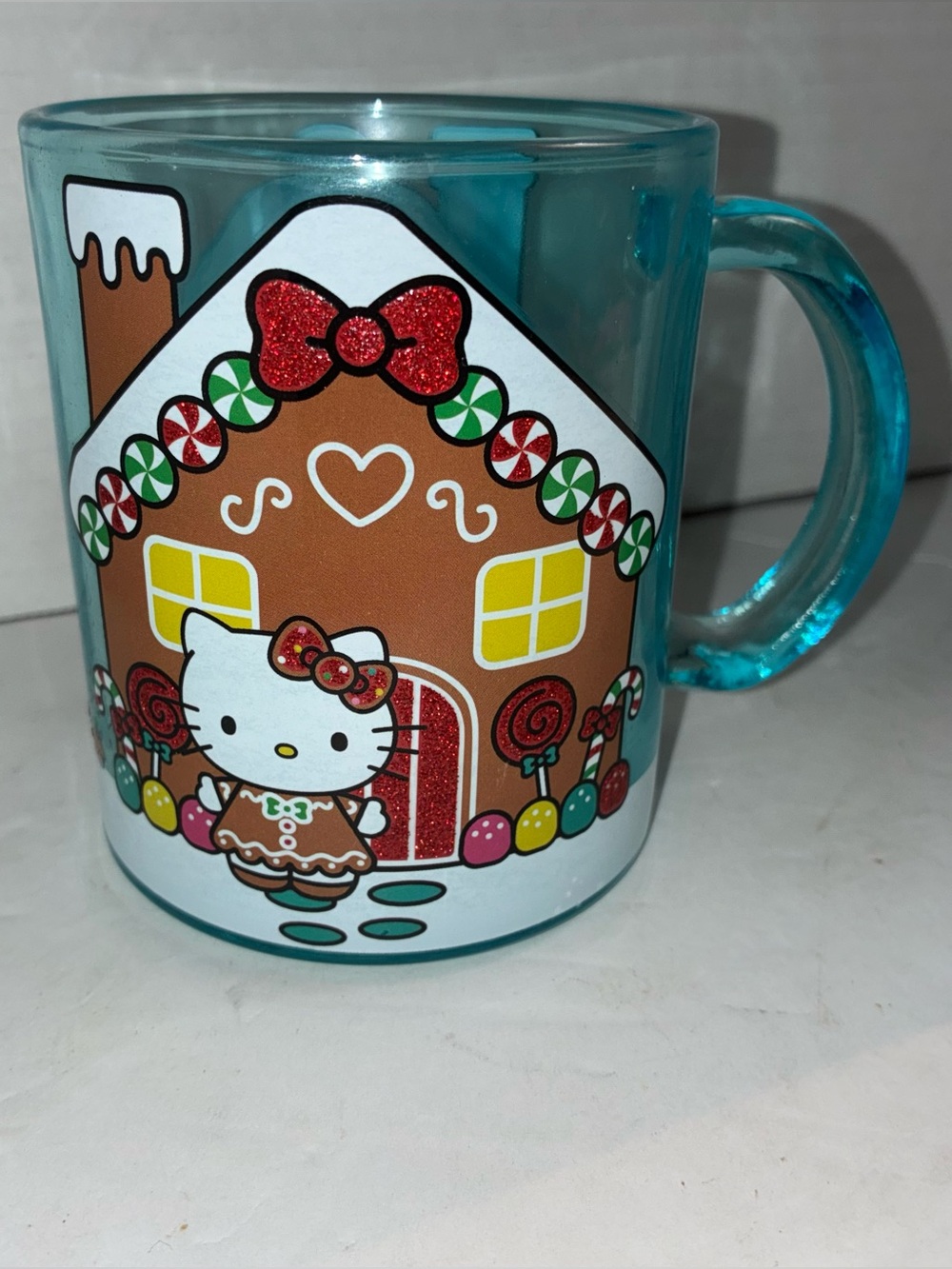 Sanrio Hello Kitty Gingerbread Holiday Mug - Teal
